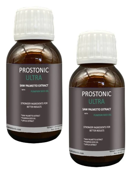 Prostonic Saw Palmetto Ultra Erkeklere Doğadan Gelen Rahatlık ve Canlılık Formülü 50 ml x 2 adet ürün görseli 1