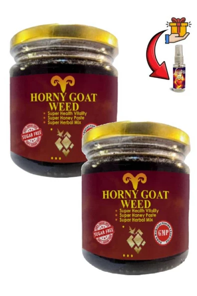 Horny Goat Weed Erkeklere Özel Bölge Destekleyici 240 gr x 2 ad+Lustra Masaj Yağı ürün görseli 1