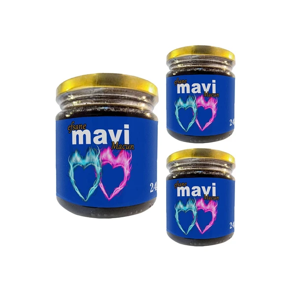 Efsanevi Mavi Macun Bay&Bayan Çiftlerİçin Özel 240 gr 3 Adet ürün görseli 1