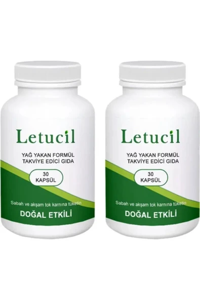 Letucil Destekleyici Ürün 30 Lu Yeşil Çay ve Biberiyeli Güç Desteği X 2 ADET ürün görseli 1