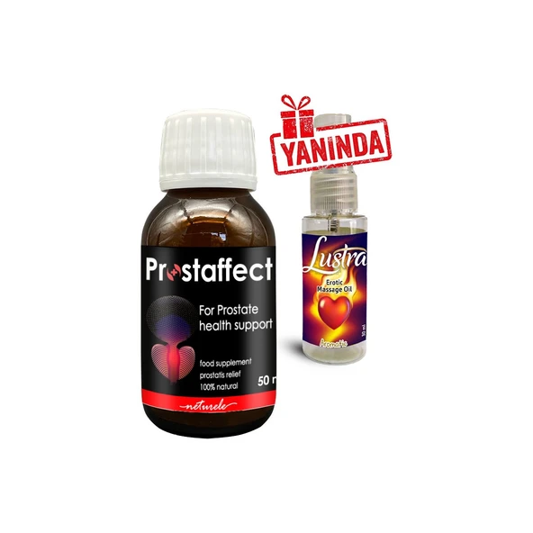 Prostaffect Erkeklere Özel 50 ml Şurup + Yanında Lustra Masaj Yağı ürün görseli 1