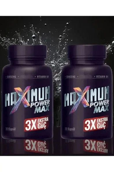 Maximum Power Max 3x Effect Erkeklere Extra Sertlik Maxìmum Güç 30 Lu X 2 Adet ürün görseli 1