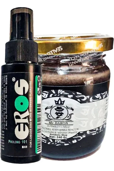 Eros Pro 101 Büyük Boy Sprey 60 ml Mr Baron Erkeklere Özel 240 gr ürün görseli 1