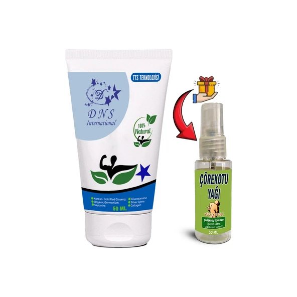 DNS 1 Tane Ginseng Kolajenli Gümüş İyonu Glukozamin Saponins Germanyumlu Krem 50 ml + Çörek Otu Yağı ürün görseli 1
