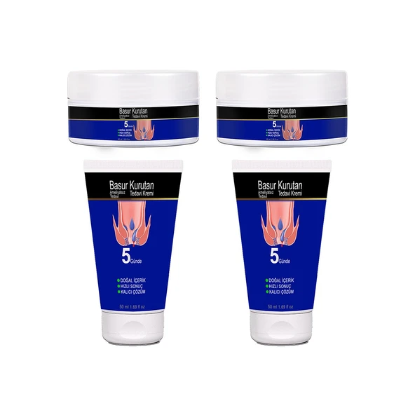 BasurKurutan Kremi 2 Adet Aslanpençesi Kestane Hellebore Çiçek Esktarları (50 ml) Tüp&Kavanoz Set ürün görseli 1