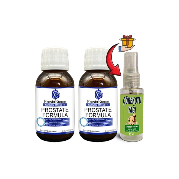 ProstaBiome 2 Tane Erkeklere Özel 50 ml Şurup + 30ml Çörek Otu Yağı ürün görseli 1