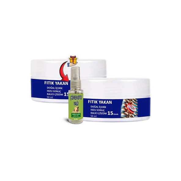 FıtıkYakan 2 Tane 50 ml Krem + Çörek Otu Yağı ürün görseli 1