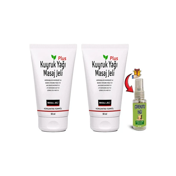 Kuyruk Yağı Masaj Jeli Plus 2 Tane 50 ml Konsantre Formül + Çörek Otu Yağı ürün görseli 1