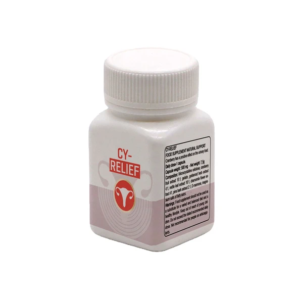 CY-Relief 1 Kutu Amerikan Kızılcığı Ebegümeci Adaçayı C Vitamini Esktarlarıyla Erkeğe Özel Destek ürün görseli 1