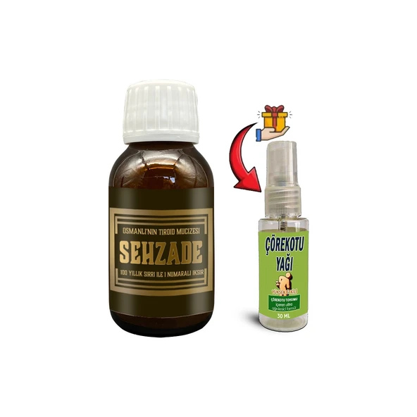 Şehzade Iksiri Şurubu Osmanlı Geleneğinden Bitki Extratlı Şurup 50 ml + Çörek Otu Yağı ürün görseli 1