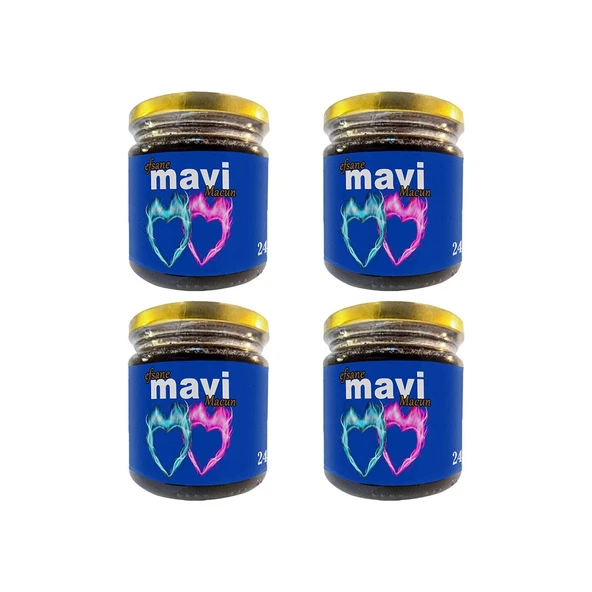 Efsanevi Mavi Macun Bay&Bayan Çiftlerİçin Özel 240 gr 4 Adet ürün görseli 1