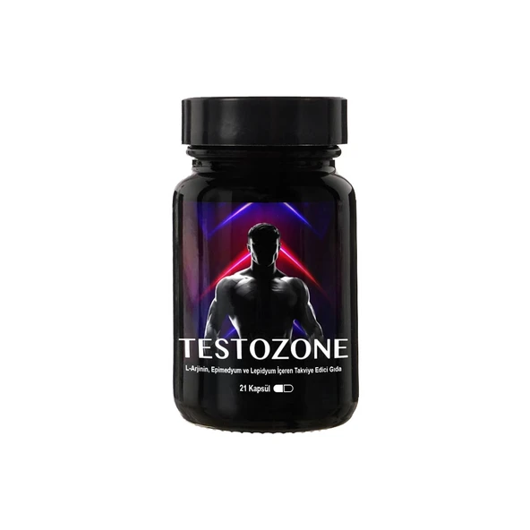 Testozone 1 Kutu Erkeklere Özel L-Argininli Lepidyumlu 21Li Formül ürün görseli 1