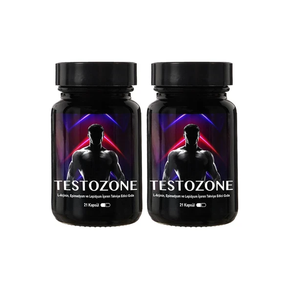 Testozone 2 Kutu Erkeklere Özel L-Argininli Lepidyumlu 21Li Formül ürün görseli 1