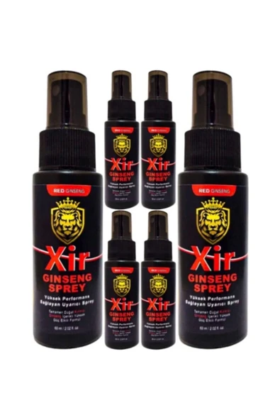 Xir  60 ml Erkeğe Özel Karışım 3xeffect 6 Adet Sprey ürün görseli 1
