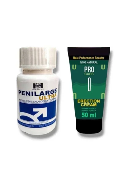 Penilarge Ultra Natural Engarlement 30'lu Pro Caps Erkeklere Özel Krem 50 ml ürün görseli 1