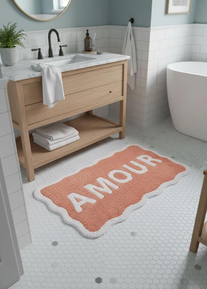 The Mia Amour Banyo Paspası 60x100 cm ürün görseli 1