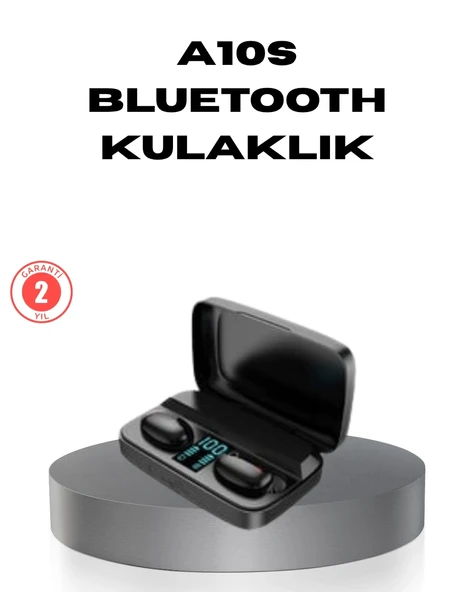 A10s Tws Bluetooth 5.0 Kulaklık – Powerbank’li Şarj Kutusu, Dokunmatik Kontrol, Gerçek Stereo ürün görseli 1