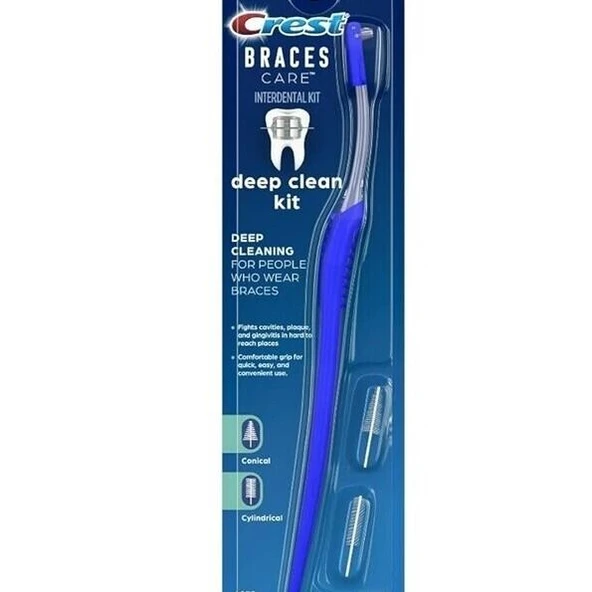 Crest Diş Teli Bakım Ortodontik Derin Temizlik Seti - Interdental Diş Fırçası ürün görseli 1