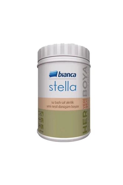 Bianca Stella Su Bazlı Saf Akrilik Boya Paris Grisi 1 Kg ürün görseli 1