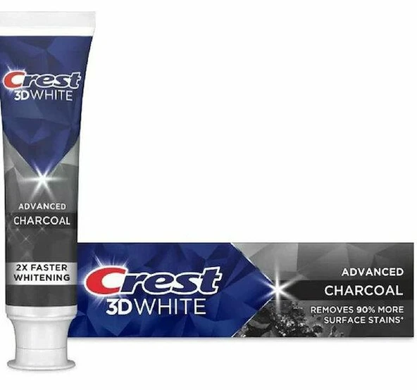 Crest 3D White Charcoal 93 gr ürün görseli 1