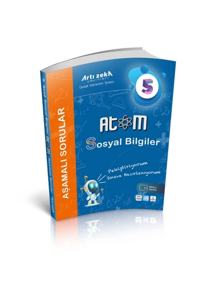 Artızeka 5.Sınıf Atom Sosyal Bilgiler Soru Bankası Aşamalı Sorular ürün görseli 1