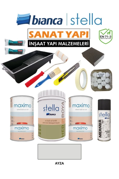 Bianca Bianca Set Ful Paket ( Mutfak - Tuvalet Banyo - Fayans - Mobilya ) ürün görseli 1