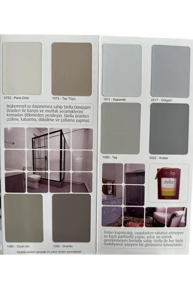 Bianca Stella Boya Beyaz 0,50 Lt - Resim 3