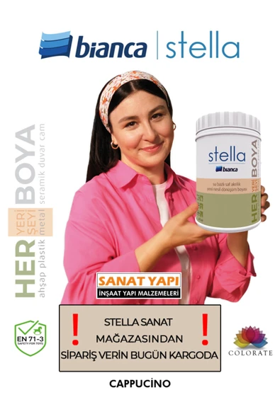 BIANCA STELLA Stella Su Bazlı Akrilik Boya Capuccino ürün görseli 1