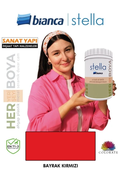 Bianca Stella Su Bazlı Akrilik Boya 1lt ürün görseli 1