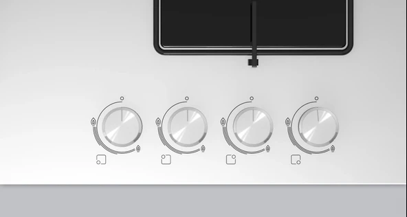 Bosch PNP6C2O12O Beyaz Ankastre Ocak - Resim 2