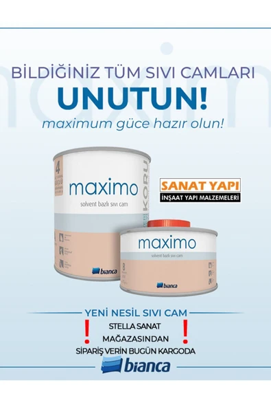 Bianca Maximo Sıvı Cam Vernikten 4 Kat Daha Koruyucu ürün görseli 1