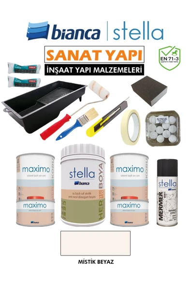 Bianca Bianca Set Ful Paket ( Mutfak - Tuvalet Banyo - Fayans - Mobilya ) ürün görseli 1
