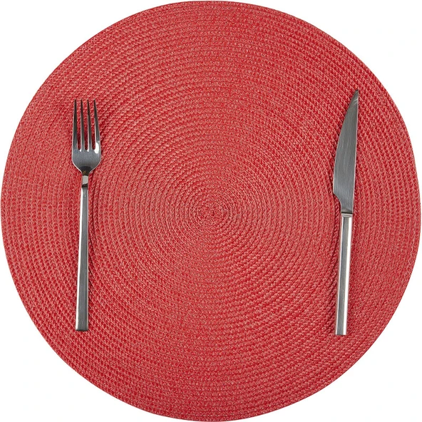 Amerikan Servis PVC Kırmızı 38 Cm ürün görseli 1