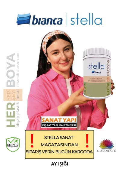 Bianca Stella Su Bazlı Akrilik Boya Ay Işığı ürün görseli 1