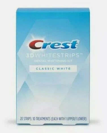 Crest 3D White Noticeably Whitestrips Diş Beyazlatma Bantı 20'li 10 Adet ürün görseli 1