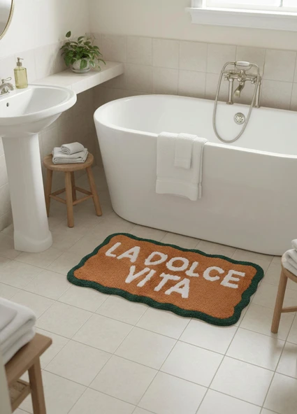 The Mia La Dolce Vita Banyo Paspası 60x100 cm ürün görseli 1