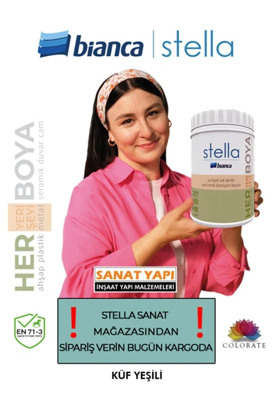 Bianca Stella Boya Yeni Renkler 1Lt ürün görseli 1