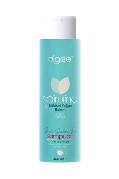 Spirulina Bitkisel Şampuan (400ML) ürün görseli 1