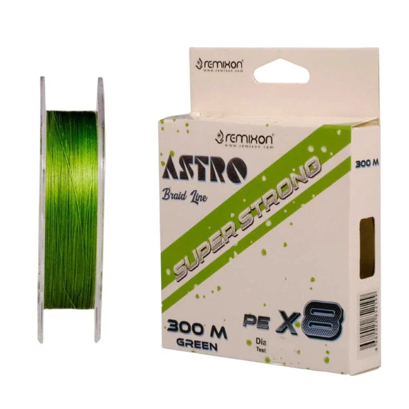 Remixon Astro 8x 0.18mm 300m Green İp Misina ürün görseli 1