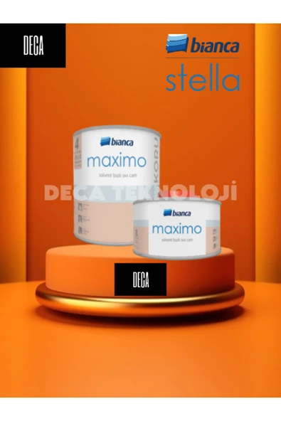 Bianca Maximo Solvent Bazlı Sıvı Cam Vernikten 4 Kat Daha Güçlü  0.5 Lt Parlak-İpek Mat ürün görseli 1