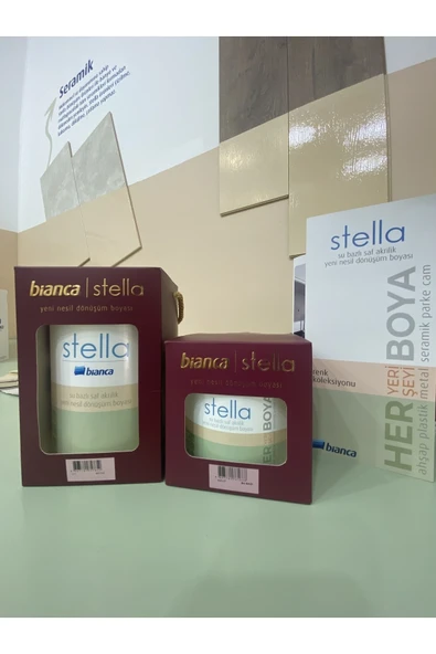 Bianca Stella Su Bazlı Akrilik Boya - Resim 2