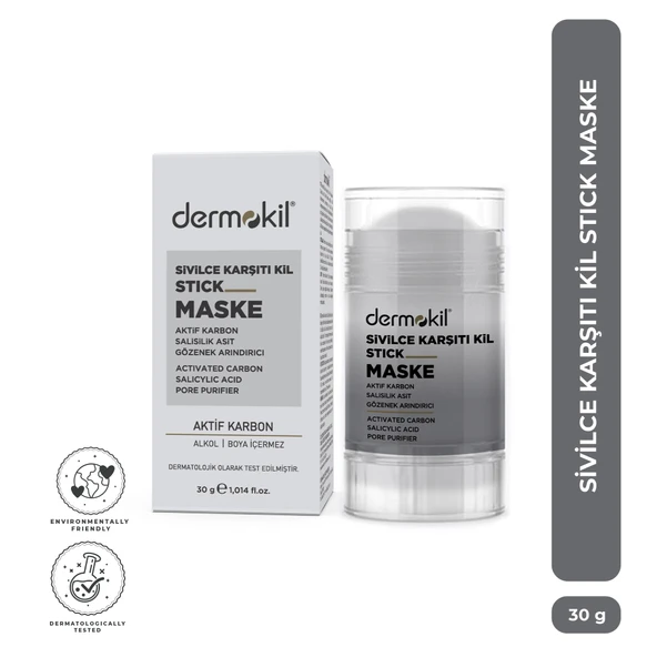 Dermokil Akne Karşıtı Stick Kil Maske 30 g ürün görseli 1