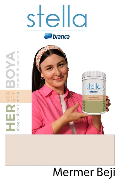 Bianca Stella Su Bazlı Saf Akrilik Boya 1lt ürün görseli 1