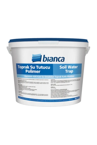 Bianca Toprak Su Tutucu Polimer 5 Kg ürün görseli 1