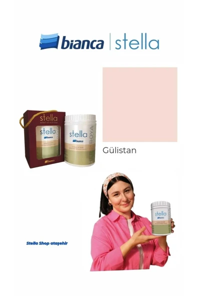 Bianca Stella Su Bazlı Saf Akrilik Boya 500ml - Gülistan ürün görseli 1