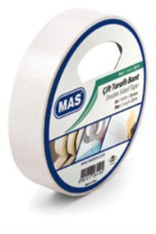 Mas Çift Taraflı Bant 38 mm x 25 Metre (1 Adet) ürün görseli 1