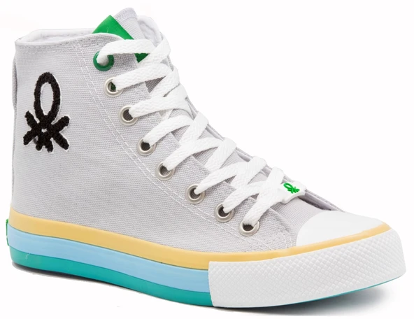 United Colors of Benetton Bnt 21Y 30189 Gri Bayan Ayakkabı Bayan Spor ürün görseli 1