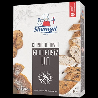 SİNANGİL KARABUĞDAYLI YOK GLUTENSİZ UN 500GR ürün görseli 1