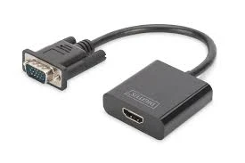 DIGITUS DA-70473 VGA-HDMI DÖNÜŞTÜRÜCÜ+SES (3.5mm) ürün görseli 1