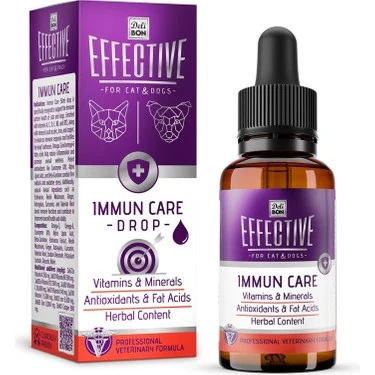 Delibon Effective Kedi Ve Köpek Takviye Ürünleri Bağışıklık Sistem Sağlığı 50 Ml ürün görseli 1